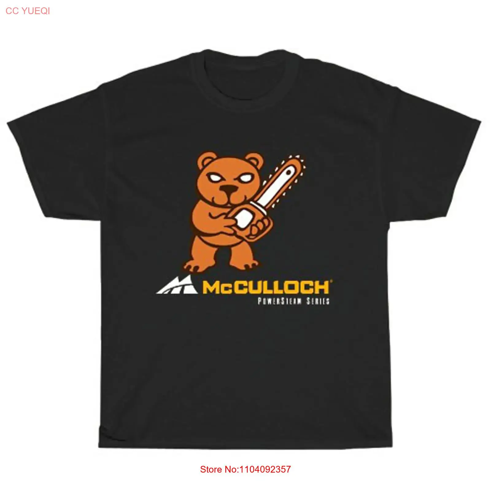 Vintage Fashion Logos - McCulloch chainsaw Logo American Men's T