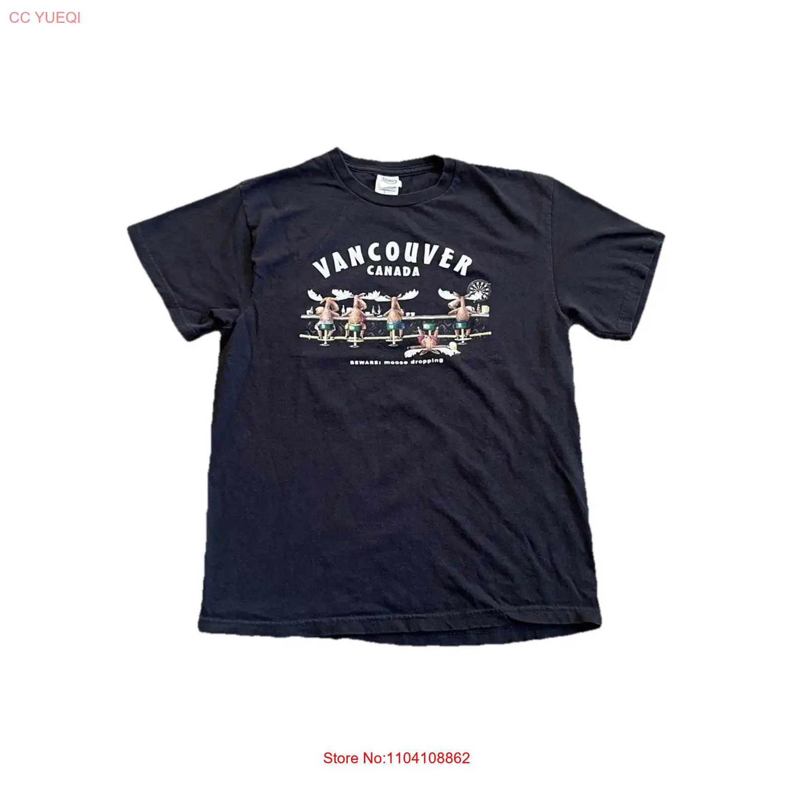 Vintage Fashion Vancouver - Humor Moose Dropping Vancouver T Shirt