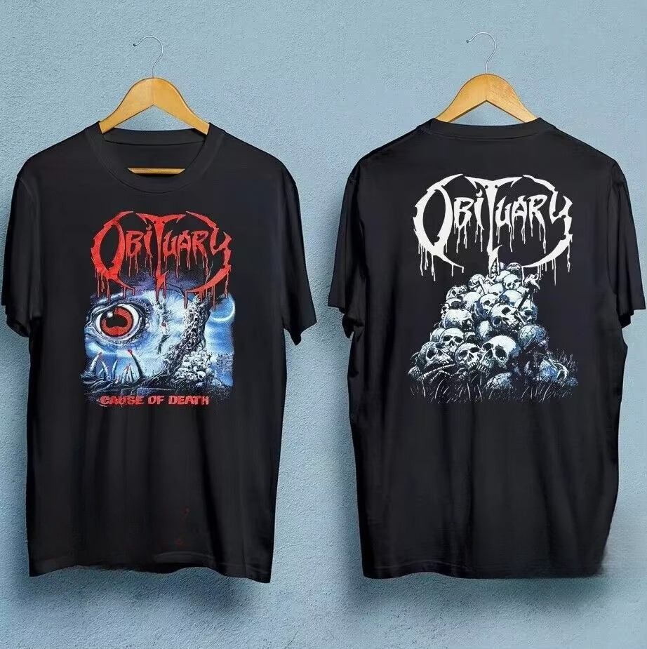 90s Obituary Band Cause of Dea - Vintage Fashion Obituaries avis et prix