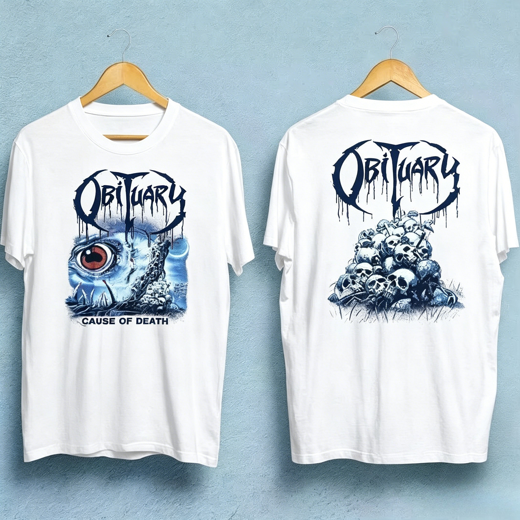 90s Obituary Band Cause of Dea - Vintage Fashion Obituaries avis et prix