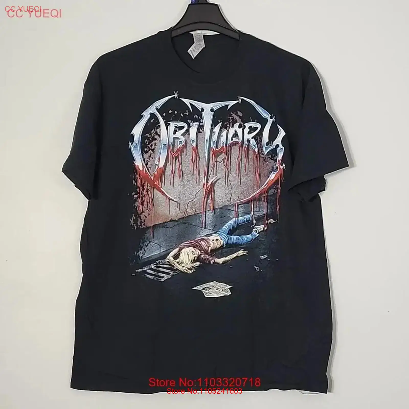 OBITUARY Slowly We Rot XL Offi - Vintage Fashion Obituaries avis et prix