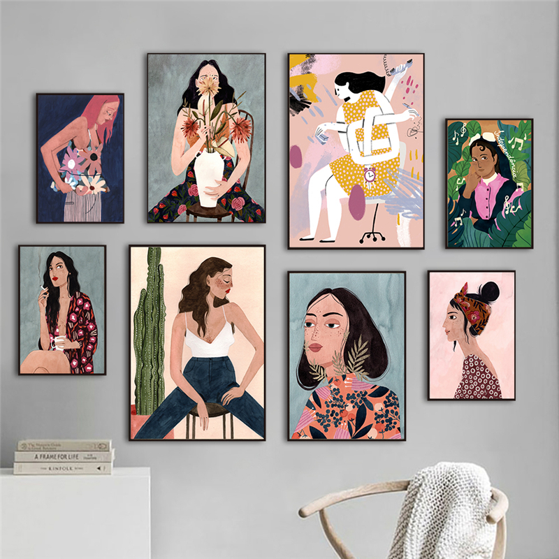Vintage Fashion Abstract Wall  - Vintage Fashion Prints For Wall avis et prix