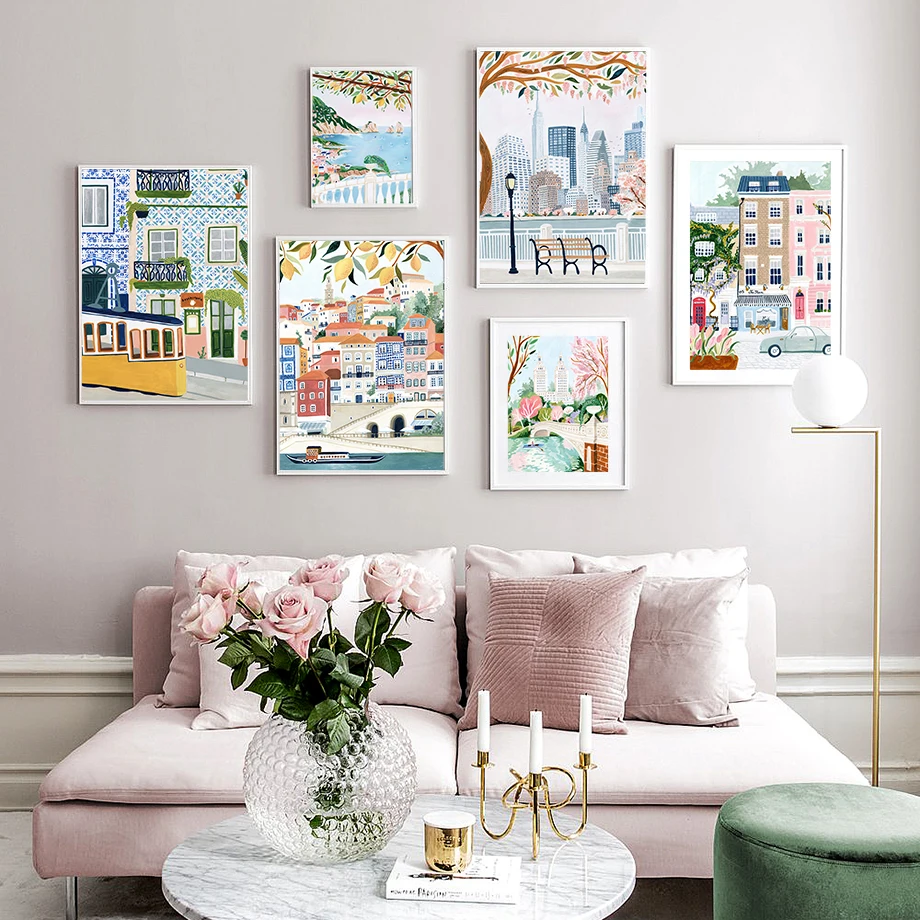 Minimalist Canvas Nordic Poste - Vintage Fashion Prints For Wall avis et prix