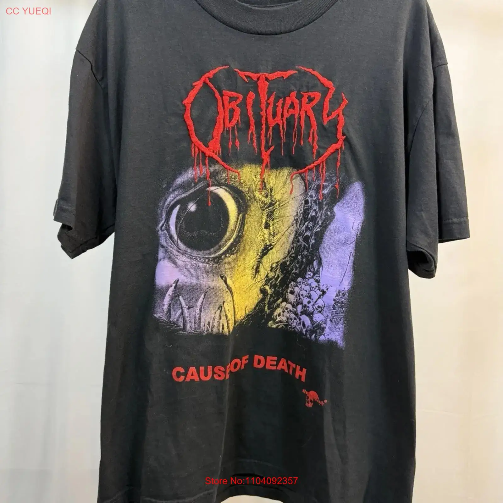 Vintage Obituary T Shirt Cause - Vintage Fashion Obituaries avis et prix
