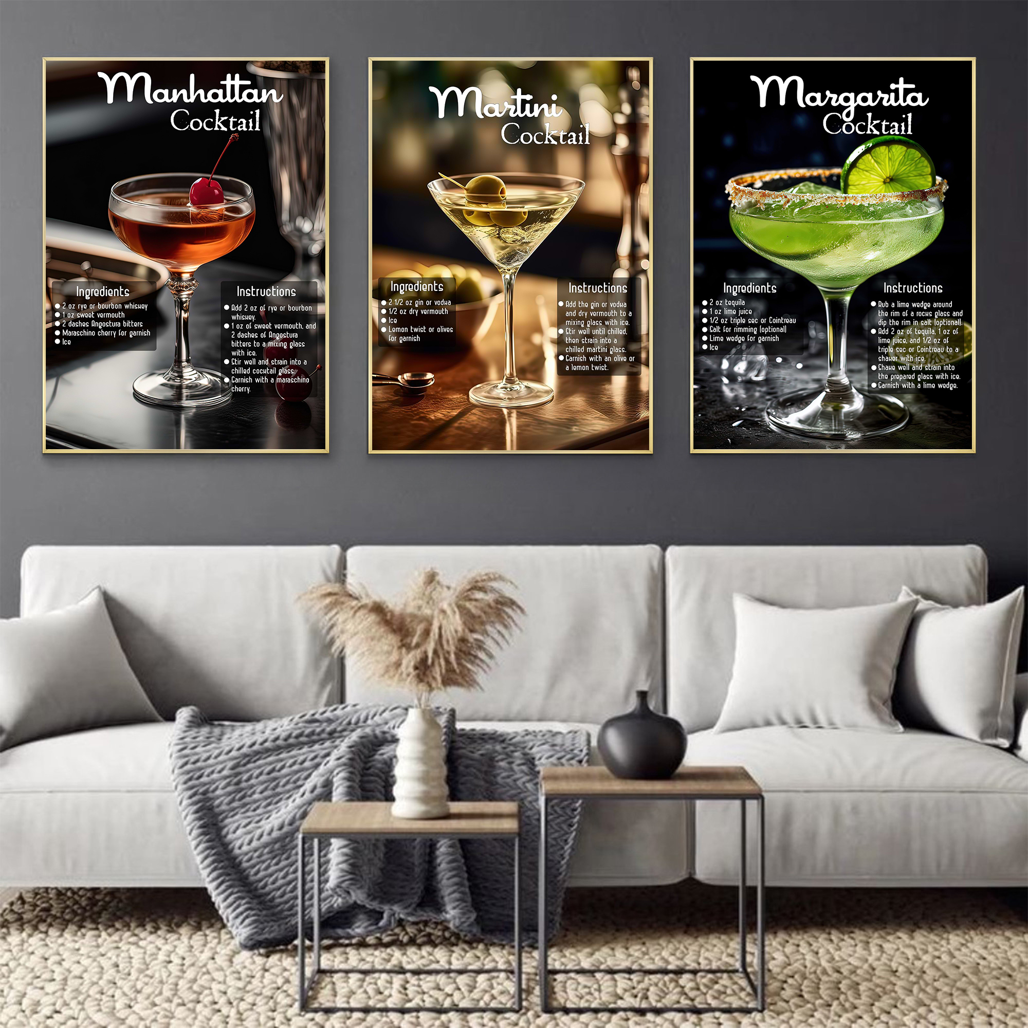 Classic Vintage Cocktail Mojit - Vintage Fashion Prints For Wall avis et prix