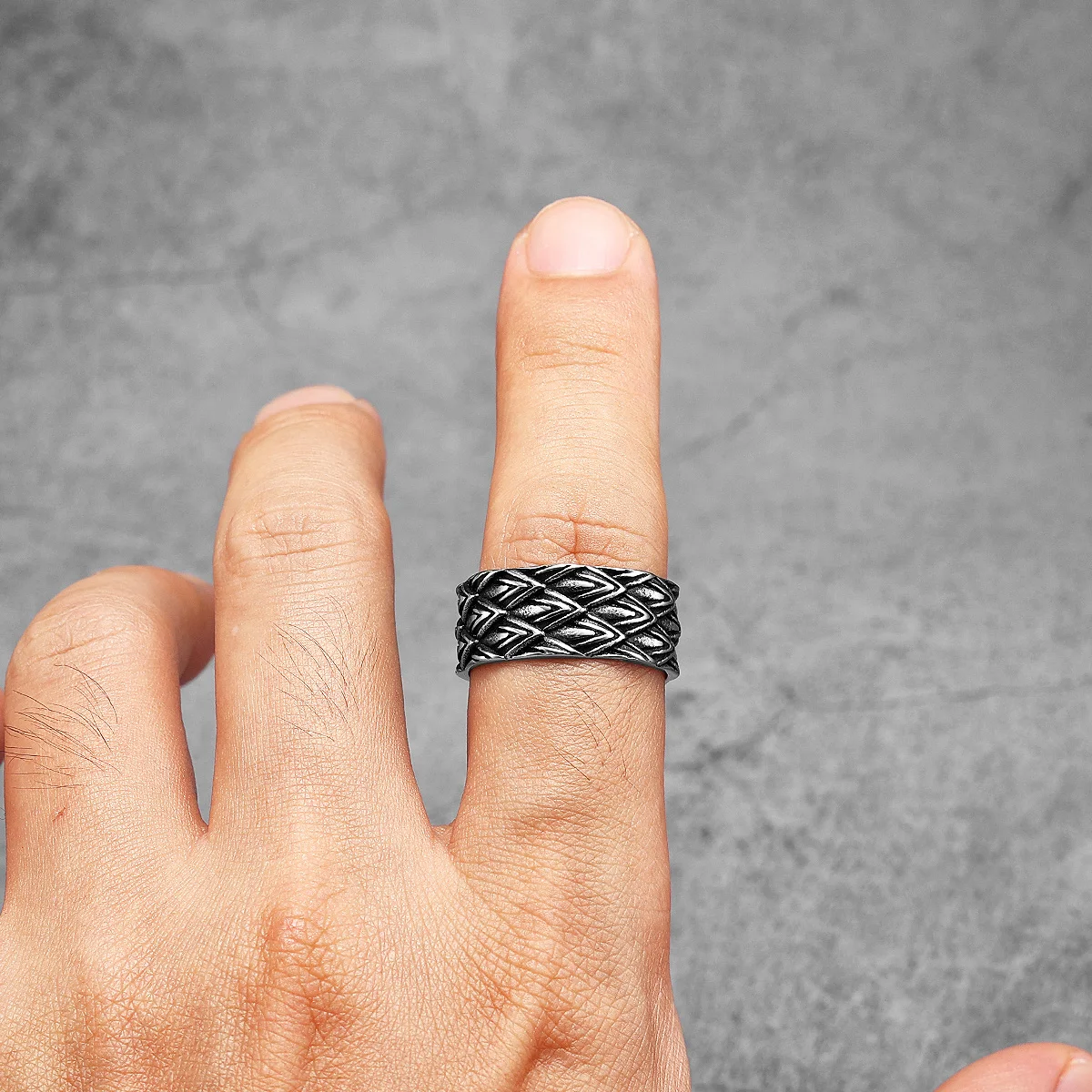 Unique Eagle Feather Men Rings - Vintage Fashion Newtown avis et prix