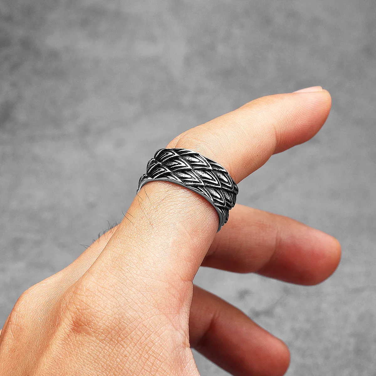 Unique Eagle Feather Men Rings - Vintage Fashion Newtown avis et prix