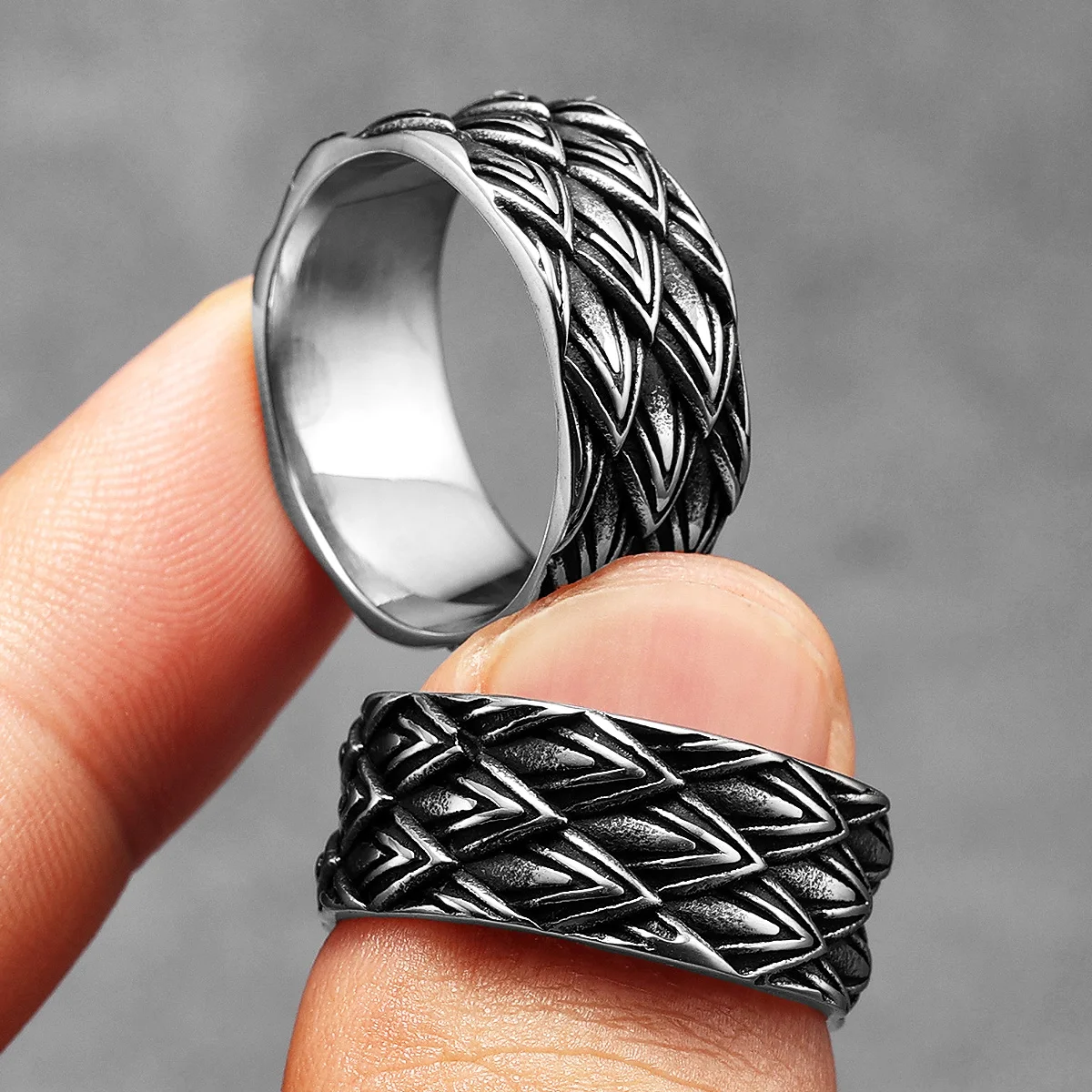 Unique Eagle Feather Men Rings - Vintage Fashion Newtown avis et prix