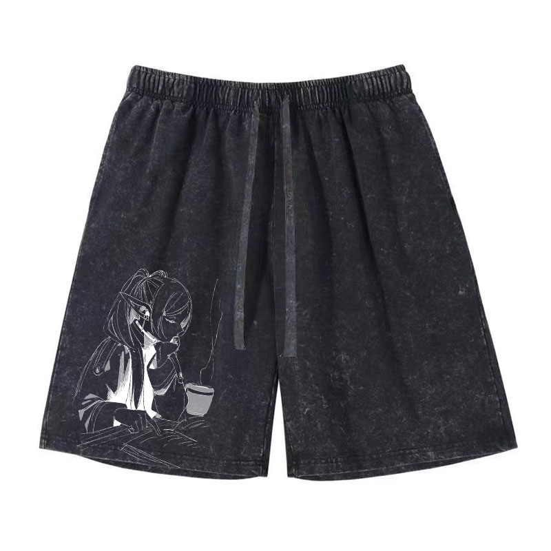 Anime Frieren Shorts Vintage W - Vintage Fashion In Japan avis et prix
