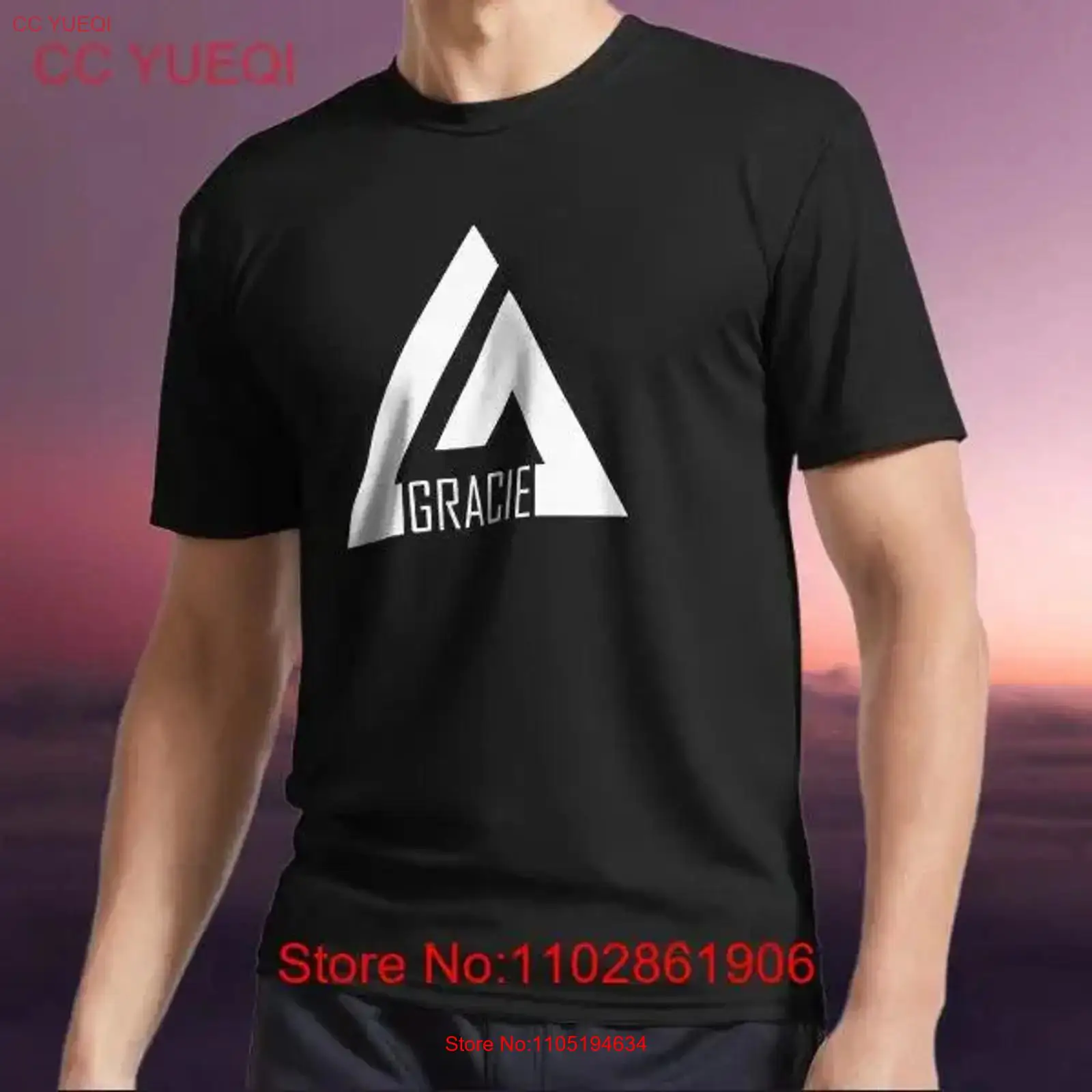 New T Shirt BJJ Gracie Active  - Vintage Fashion Logos avis et prix