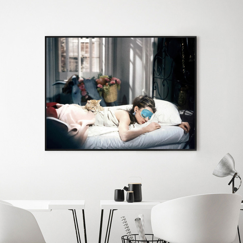 Audrey Hepburn Breakfast Poste - Vintage Fashion Prints For Wall avis et prix