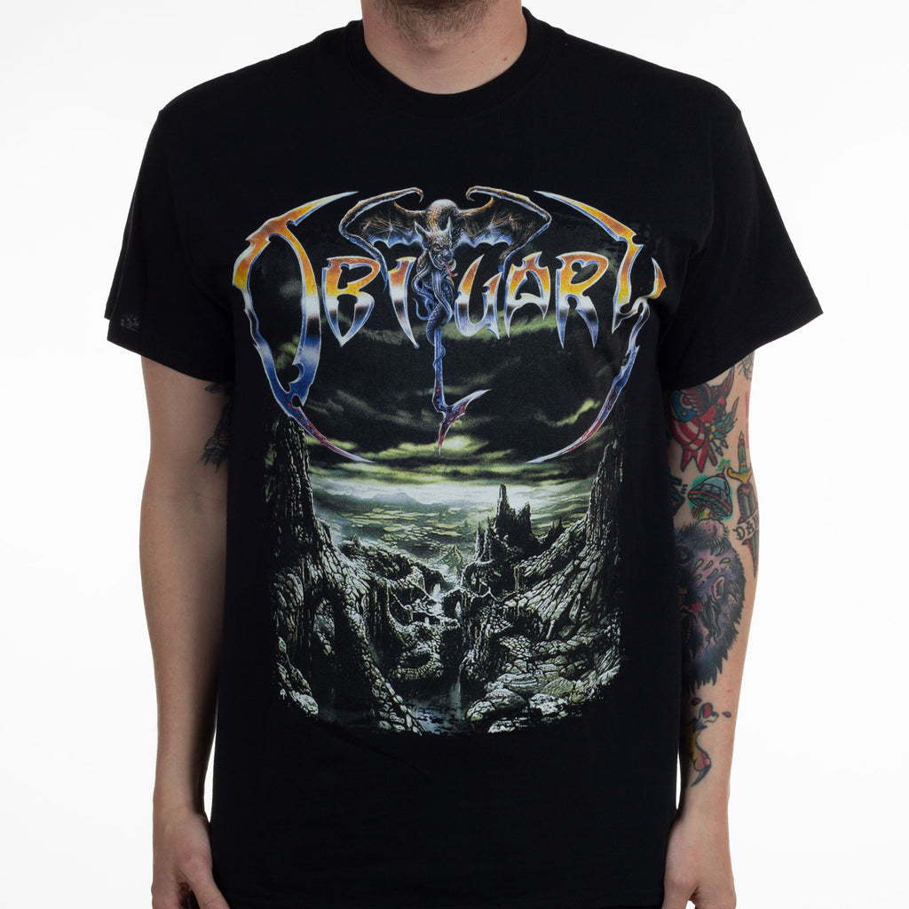 Fit Obituary Band Graphic Cott - Vintage Fashion Obituaries avis et prix