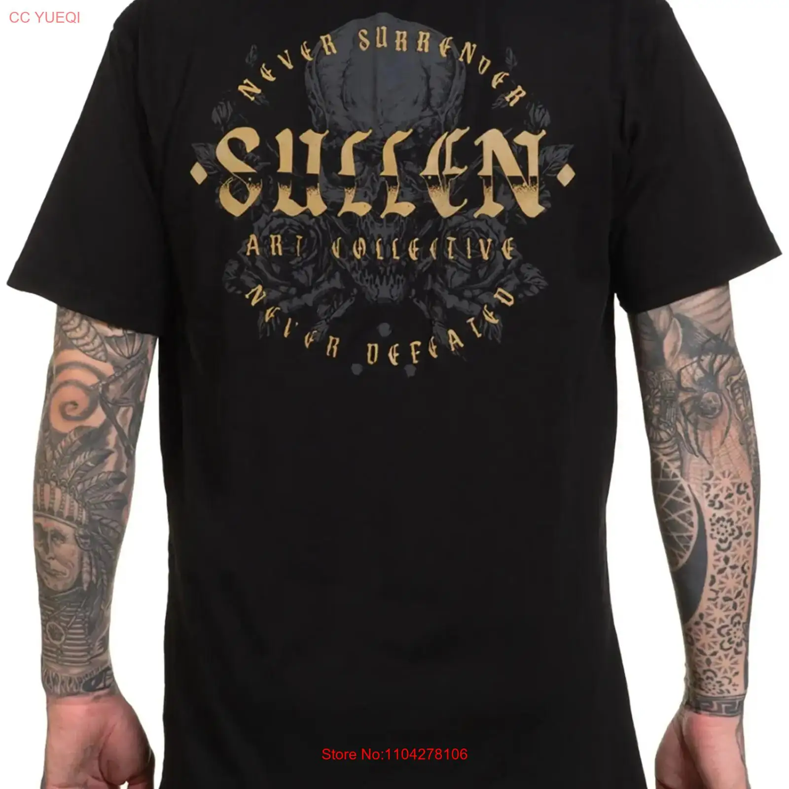 Sullen Men's Never Defeated  P - Vintage Fashion Logos avis et prix