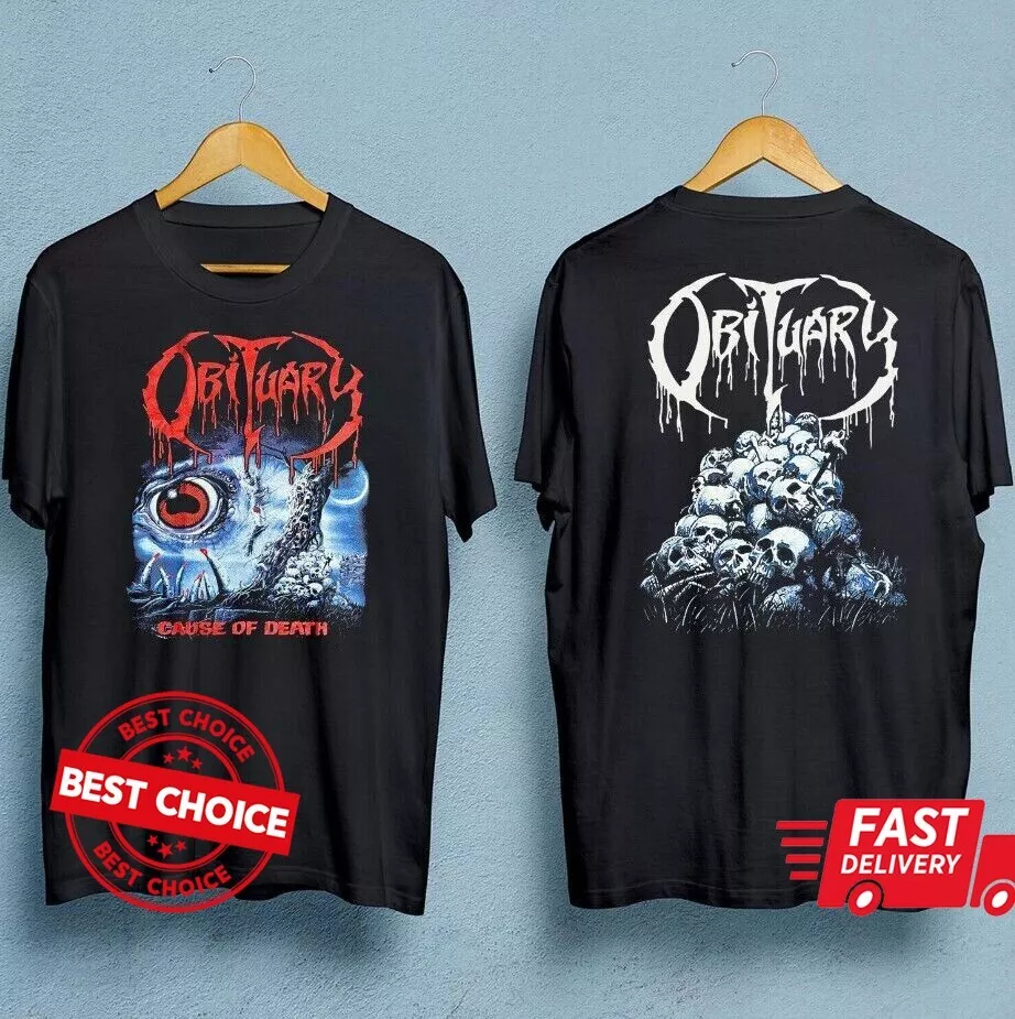 90s Obituary Band Cause of Dea - Vintage Fashion Obituaries avis et prix