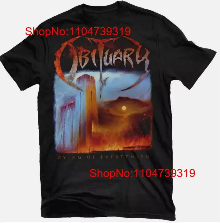 Obituary Dying of Everything T - Vintage Fashion Obituaries avis et prix