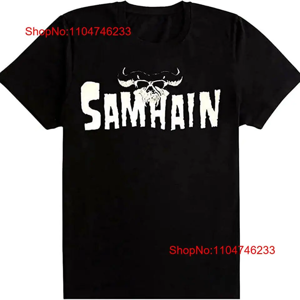 Samhain Band LOGO T shirt blac - Vintage Fashion Logos avis et prix