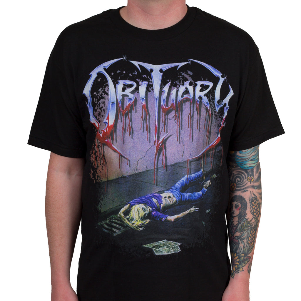 New Obituary Band Graphic Cott - Vintage Fashion Obituaries avis et prix