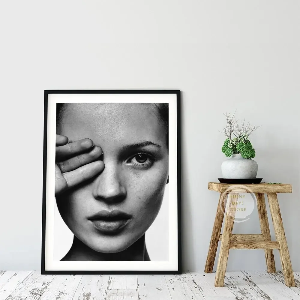 Vintage Sexy Supermodel Kate M - Vintage Fashion Prints For Wall avis et prix