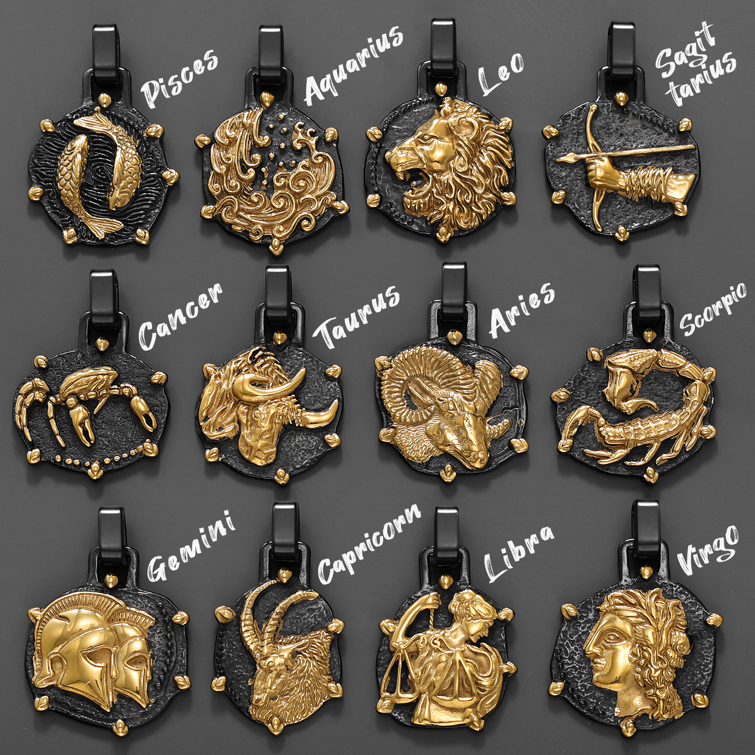 12 Constellation Men Necklaces - Vintage Fashion Newtown avis et prix
