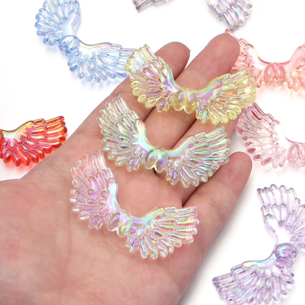 5pcs/lot AB Color Angel Wings  - Vintage Fashion Necklace avis et prix