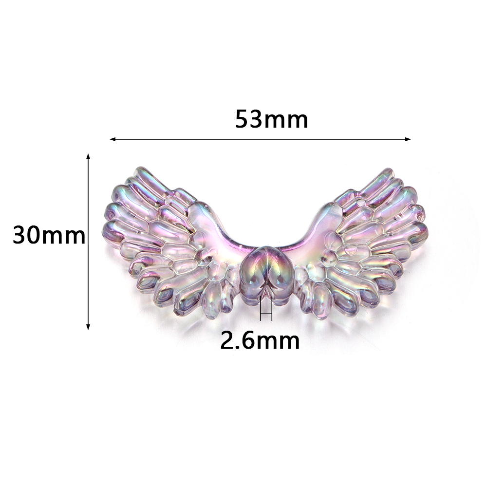 5pcs/lot AB Color Angel Wings  - Vintage Fashion Necklace avis et prix