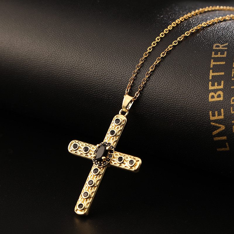 New Design Zircon Cross Pendan - Vintage Fashion Newtown avis et prix