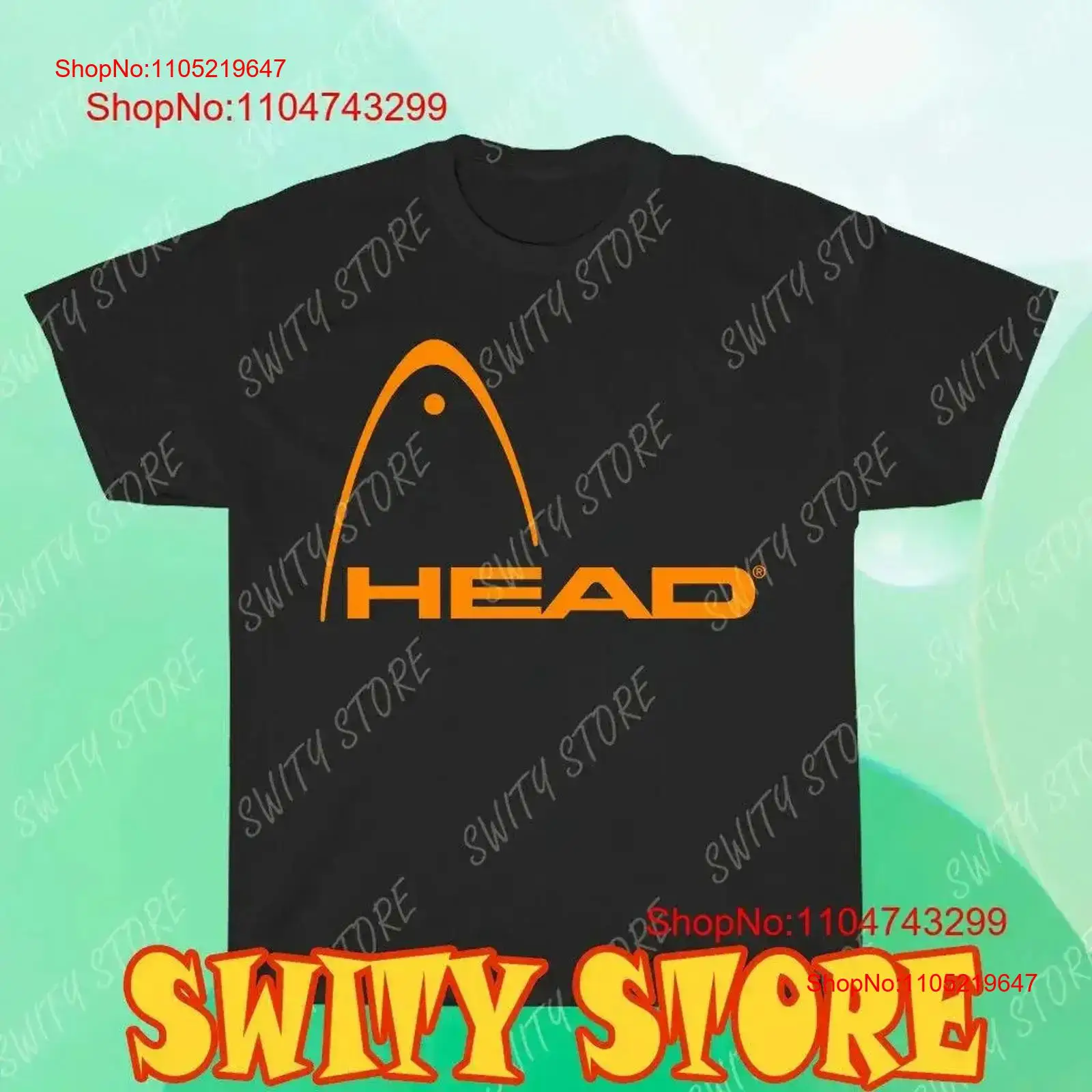 Head Logo Tennis Racket T shir - Vintage Fashion Logos avis et prix