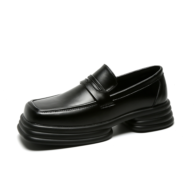 Men Zipper Patent Leather Incr - Vintage Fashion In Japan avis et prix