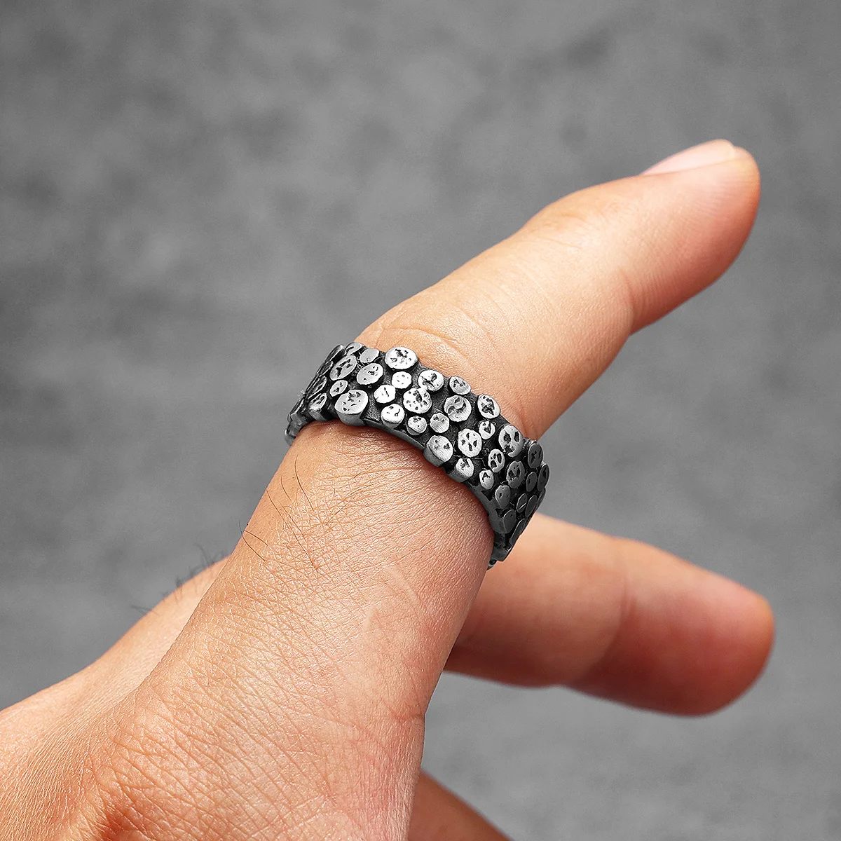Minimalism Spot Men Rings Stai - Vintage Fashion Newtown avis et prix