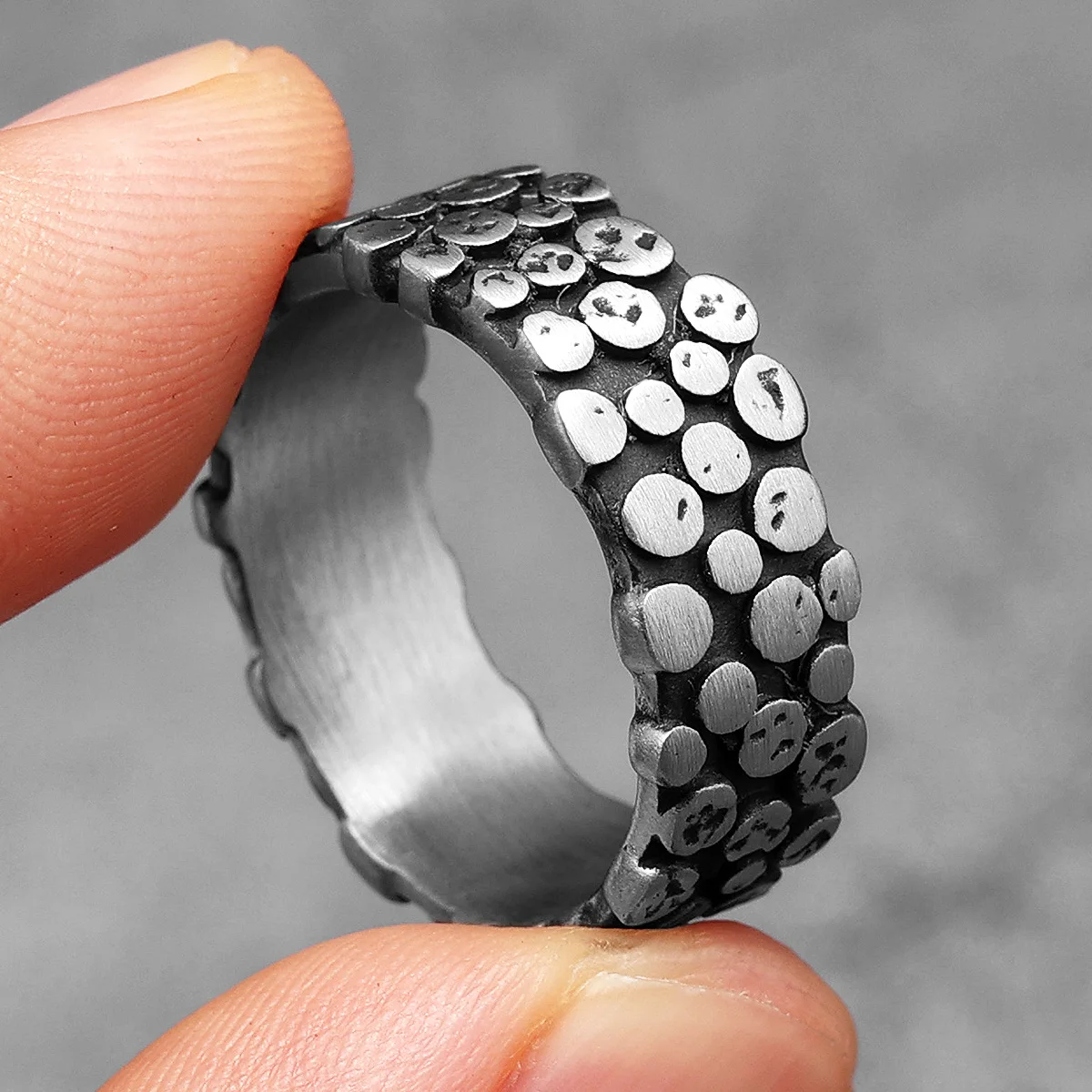 Minimalism Spot Men Rings Stai - Vintage Fashion Newtown avis et prix