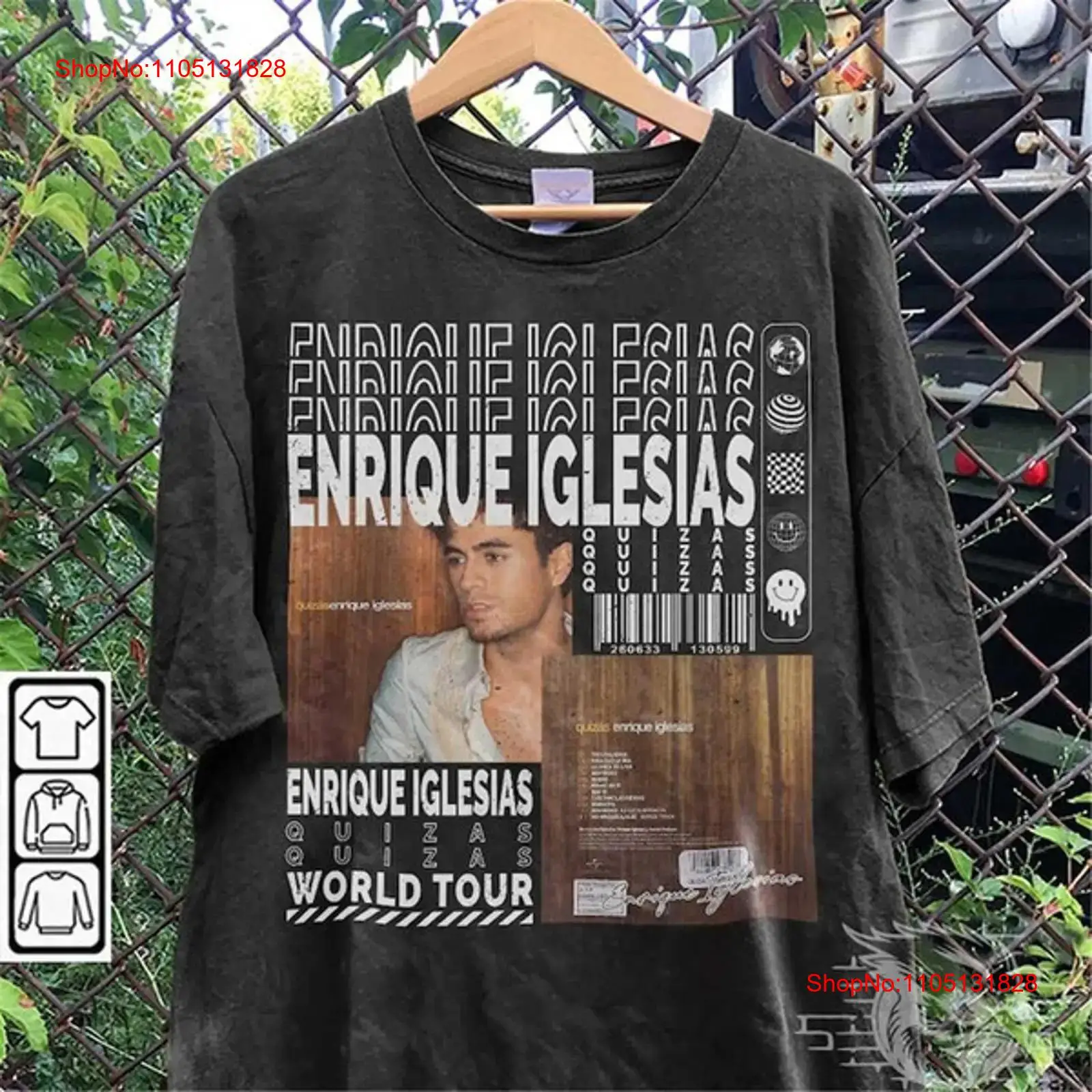 Enrique Iglesias Music T Shirt - Vintage Fashion Quiz avis et prix